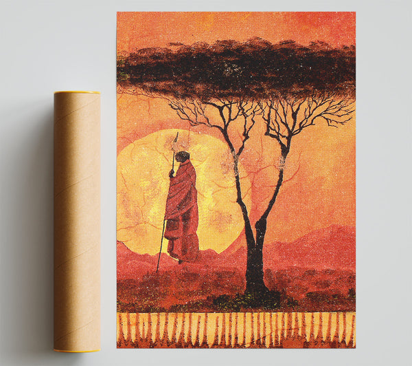 African Tribal Art 1 Giclee Print