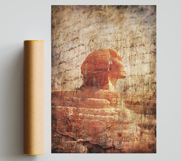 Egyptian Great Sphinx Of Giza 1 Print