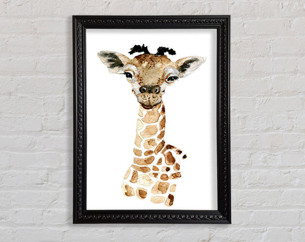 Giraffe Beauty Framed Print