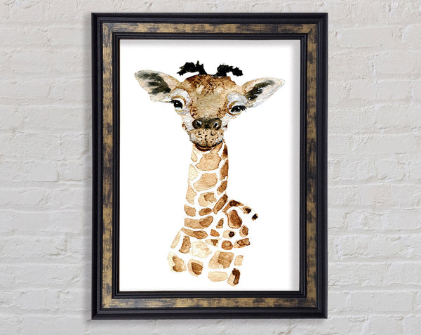 Giraffe Beauty Framed Print
