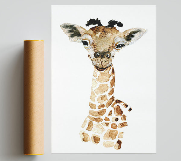 Giraffe Beauty Print