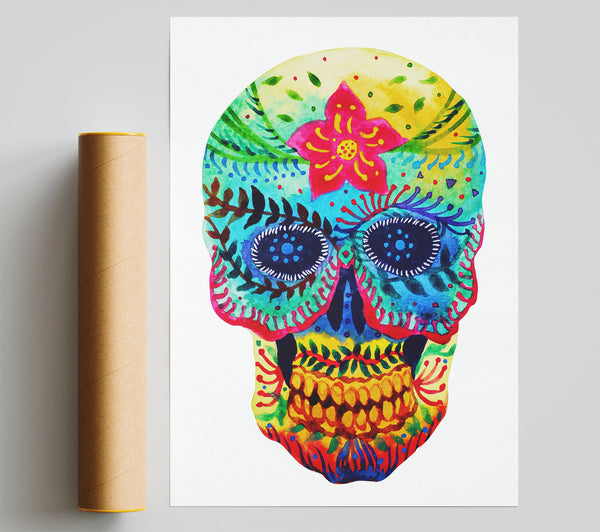 Mexican Skull 1 Poster
