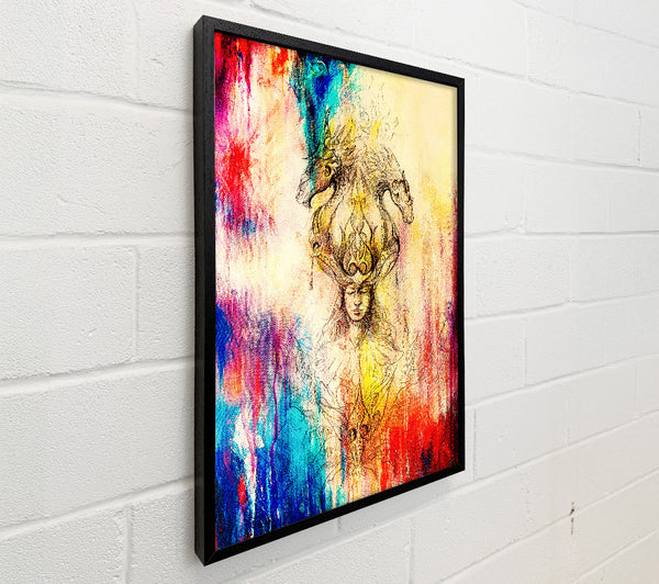 Red Indian Painting