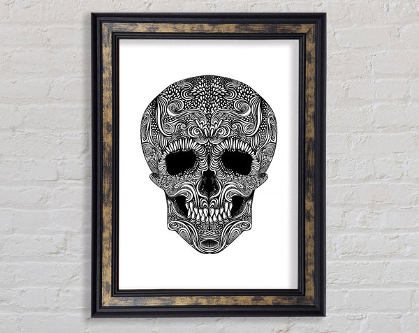 Mexican Skull 2 Framed Print