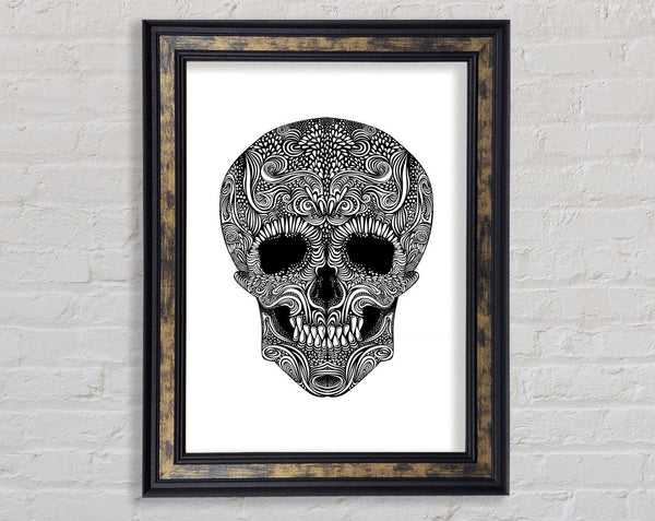 Mexican Skull 2 Framed Print