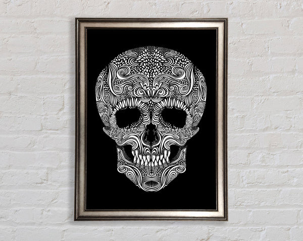 Mexican Skull 3 Framed Print