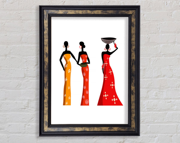 African Tribal Art 27 Framed Print