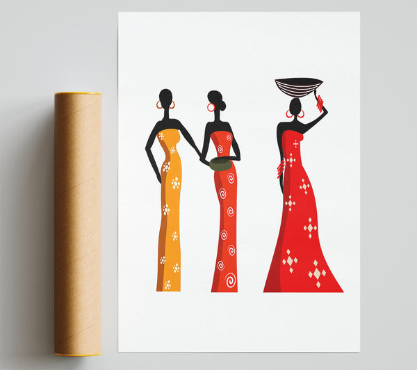African Tribal Art 27 Print