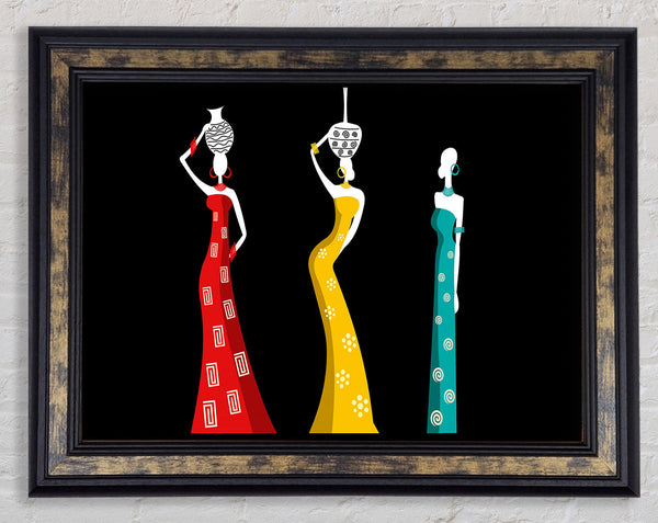 African Tribal Art 28 Framed Print