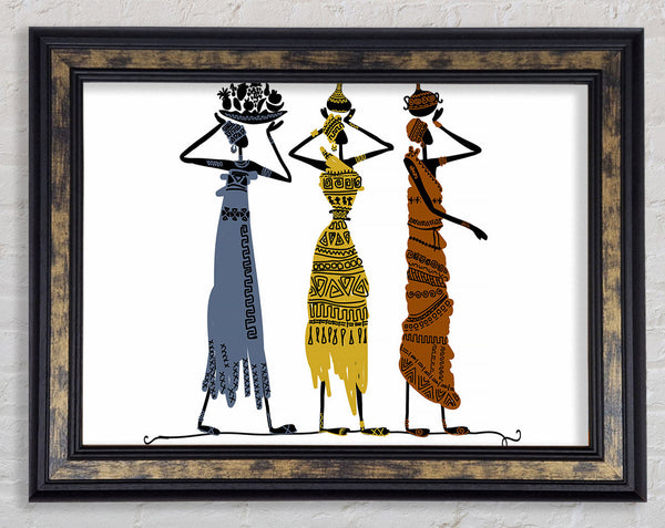 African Tribal Art 29 Framed Print