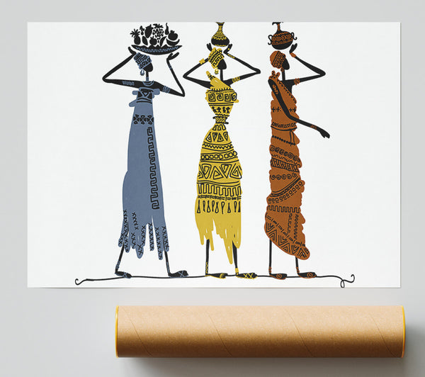 African Tribal Art 29 Poster