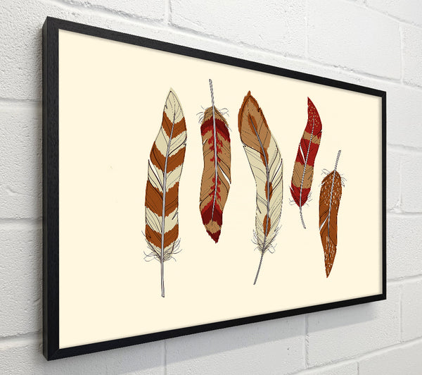 Red Indian Feathers