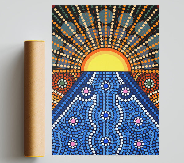 Aboriginal Pattern 9 Poster