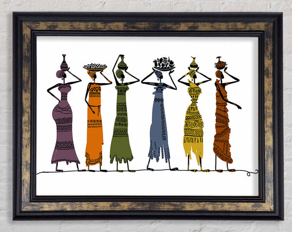 African Tribal Art 23 Framed Print