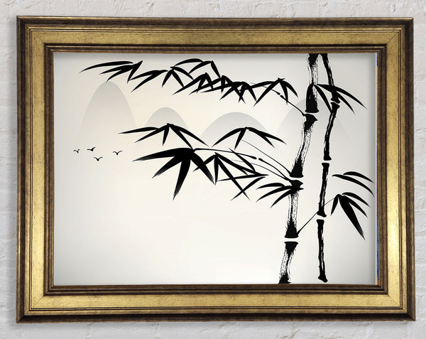 Chinese Bamboo 1 Framed Print