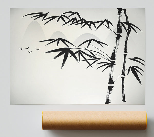Chinese Bamboo 1 Giclee Print