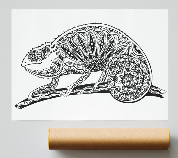 Mexican Lizard Giclee Print