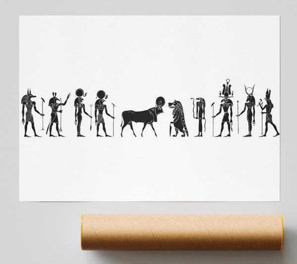 All The Egyptian Gods Poster