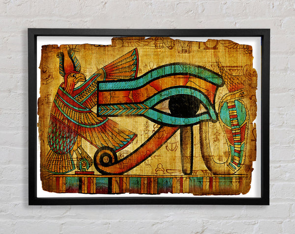 Egyptian The Eye Of Horus Framed Print