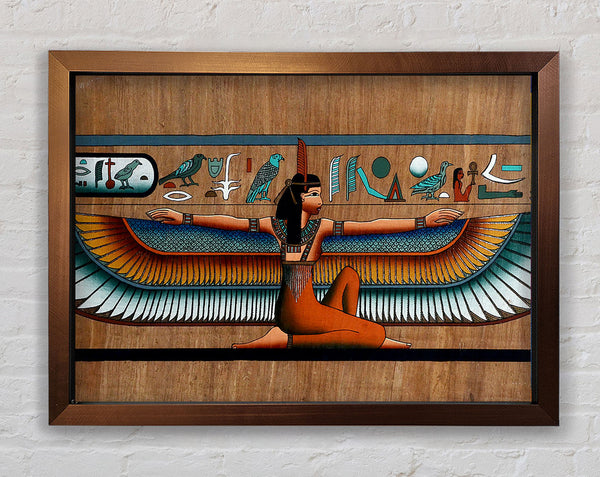 Egyptian Wings 1 Framed Print