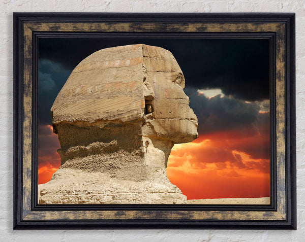 Egyptian Great Sphinx Of Giza 2 Framed Print