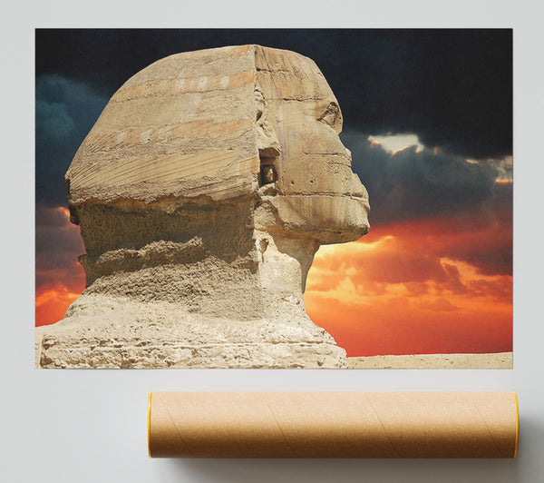 Egyptian Great Sphinx Of Giza 2 Poster