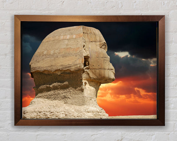 Egyptian Great Sphinx Of Giza 2 Framed Print