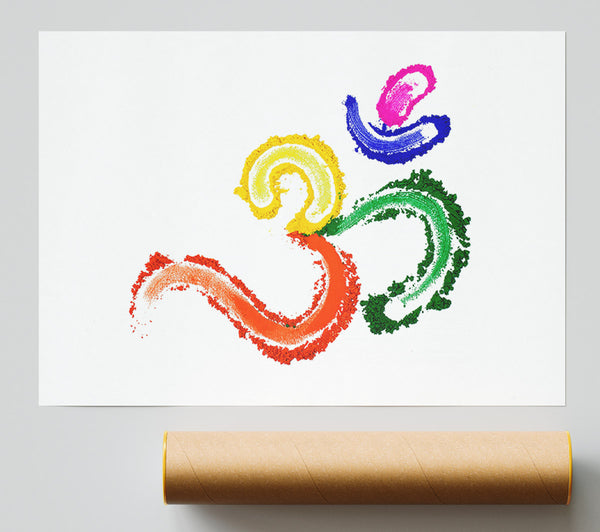Chakra Om Sign Giclee Print