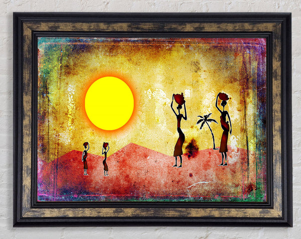 African Tribal Art 2 Framed Print