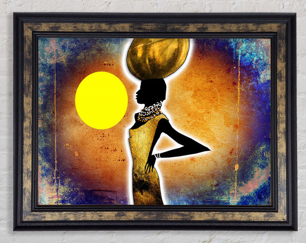 African Tribal Art 3 Framed Print
