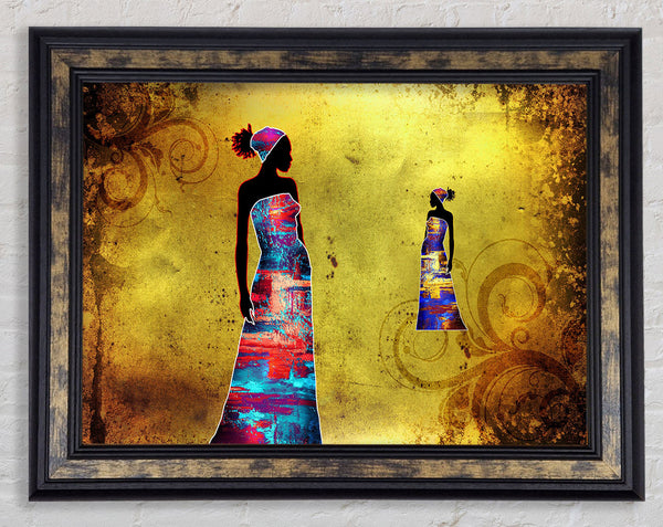 African Tribal Art 4 Framed Print