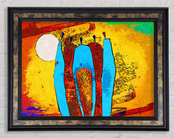 African Tribal Art 9 Framed Print