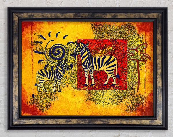 African Tribal Art 11 Framed Print