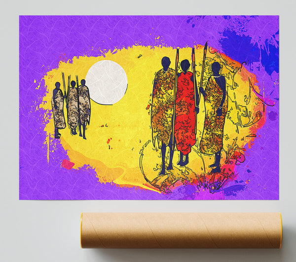 African Tribal Art 12 Print