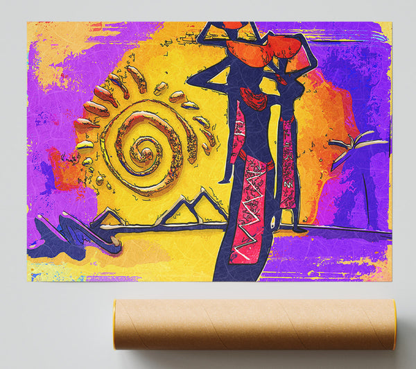 African Tribal Art 13 Print