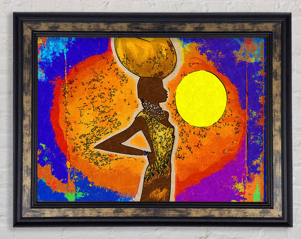 African Tribal Art 5 Framed Print