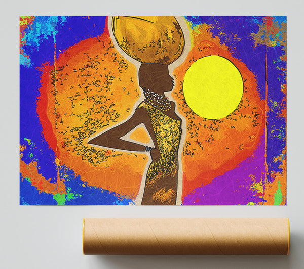 African Tribal Art 5 Giclee Print