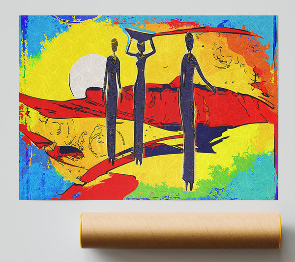 African Tribal Art 14 Poster