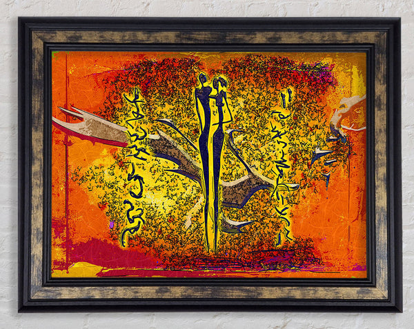 African Tribal Art 24 Framed Print
