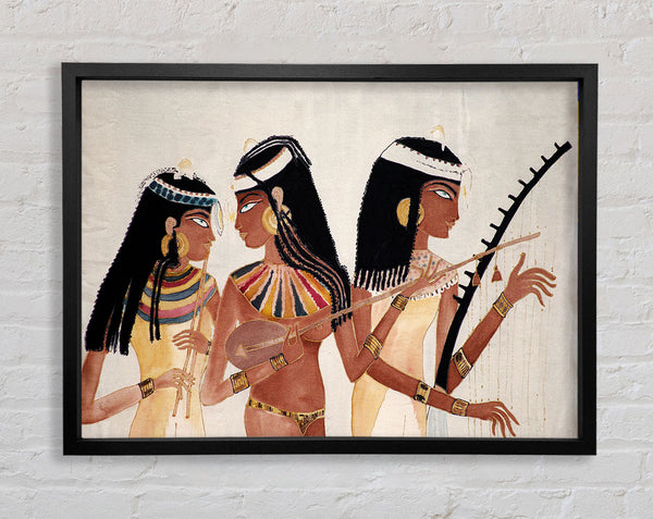 Red Indian Women Framed Print