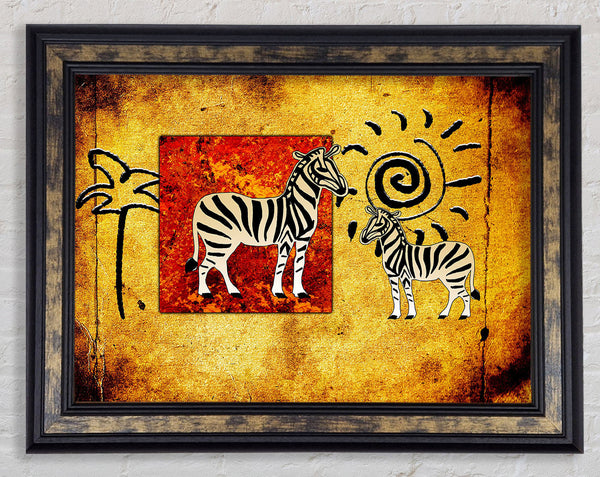 African Tribal Art 22 Framed Print