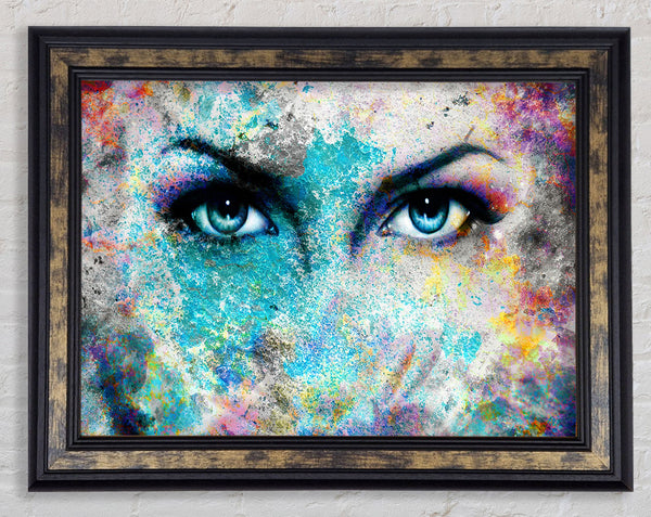 Eyes Of The World Framed Print
