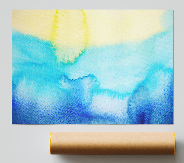Blue And Yellow Combineab Giclee Print