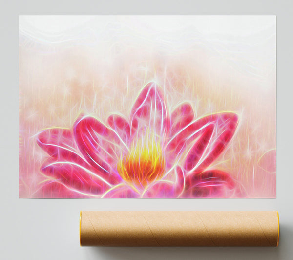 The Energy Of A Lotus Flower Giclee Print