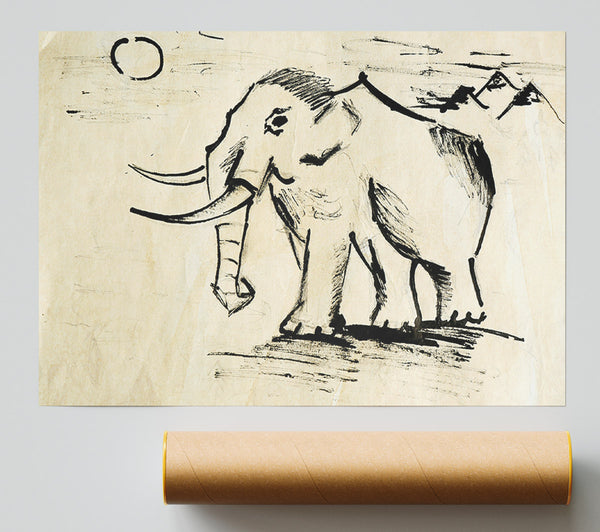 Indian Elephant 1 Poster