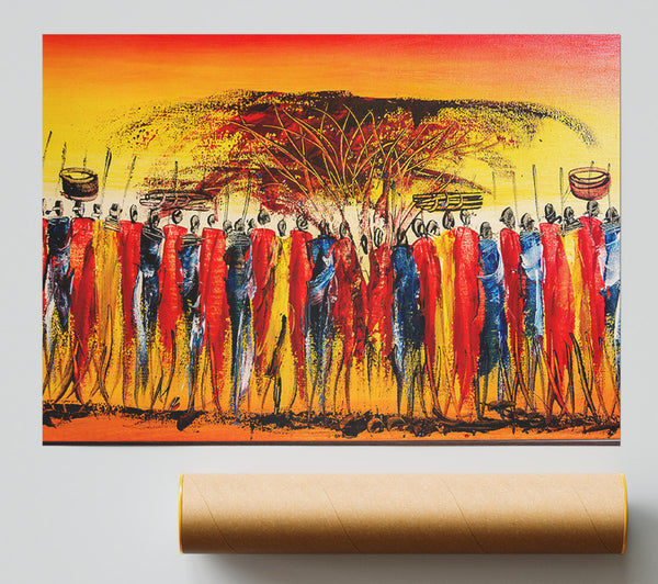 African Tribal Art 15 Giclee Print