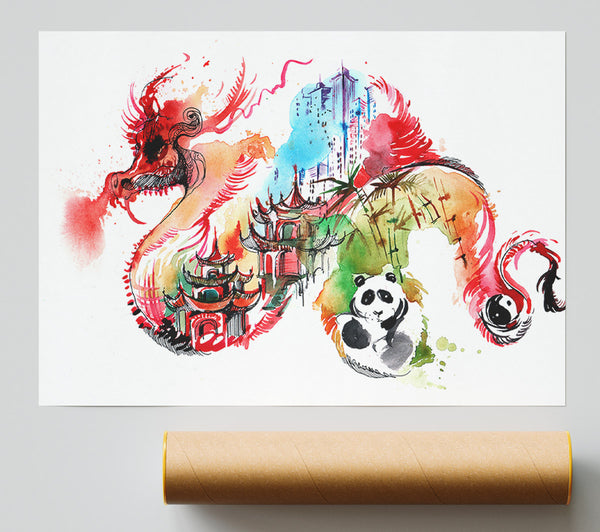The Life In A Chinese Dragon Poster