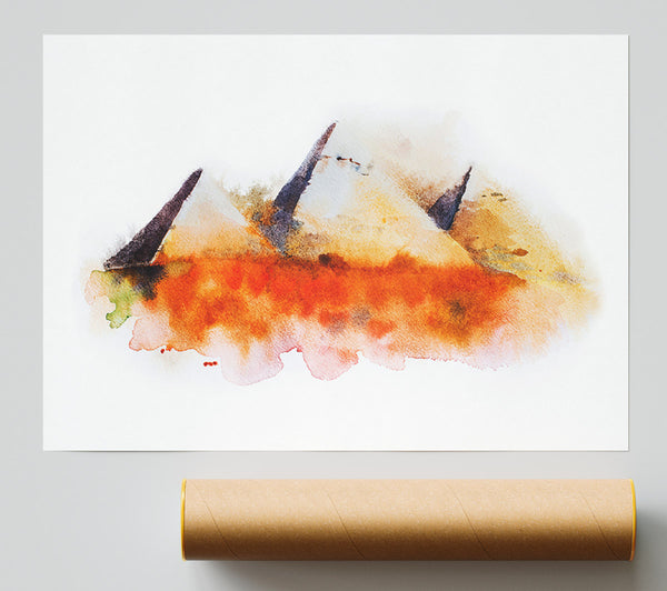 Egyptian Pyramids 2 Poster