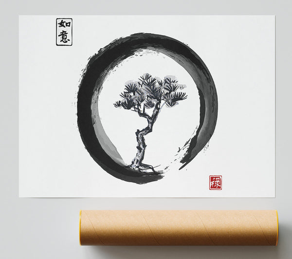 Japanese Bonsai Tree 2 Print