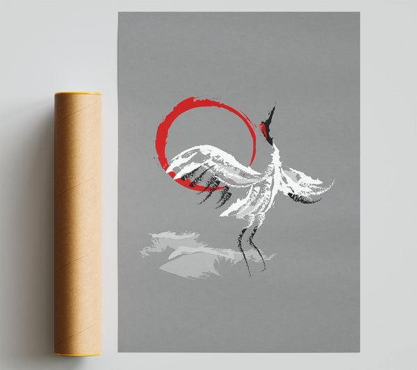 Japanese Crane 4 Giclee Print